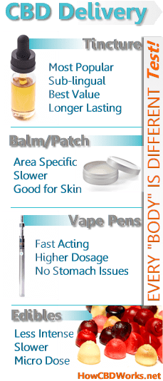 Different ways to take CBD